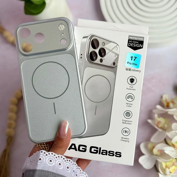 قاب AG GLASS ^ نقره ای ^