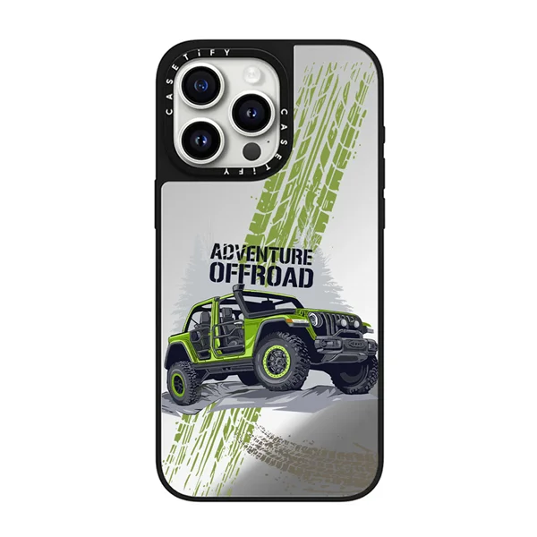 قاب موبایل سفارشی آینه‌ای | Offroad