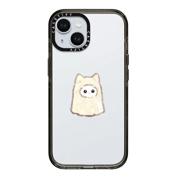 قاب موبایل سفارشی شفاف | Ghost cat