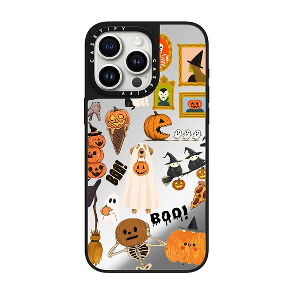 قاب موبایل سفارشی آینه‌ای | halloween