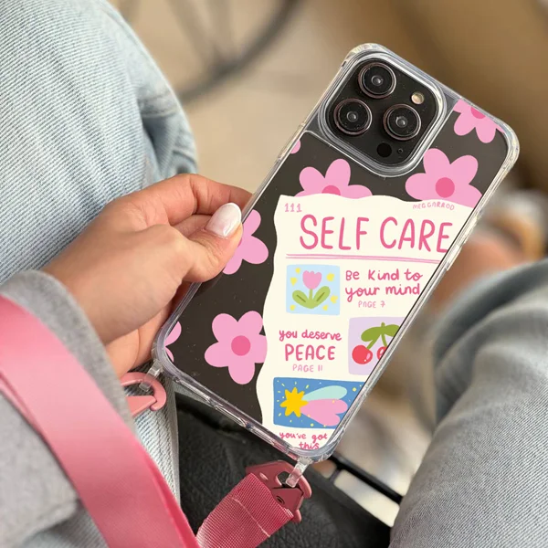 قاب موبایل سفارشی دوقلاب | self care