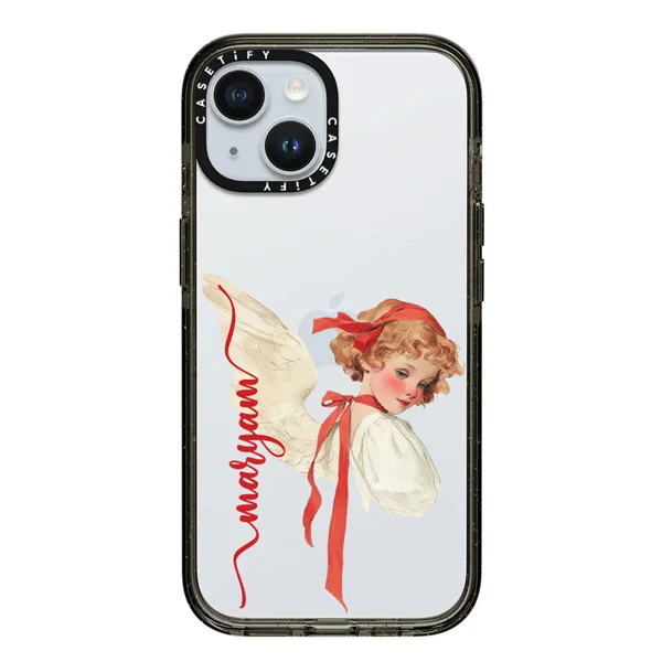 قاب موبایل سفارشی شفاف | Angel