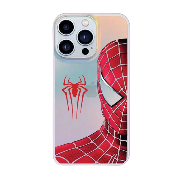 قاب موبایل سفارشی هولوگرامی | spider man collection
