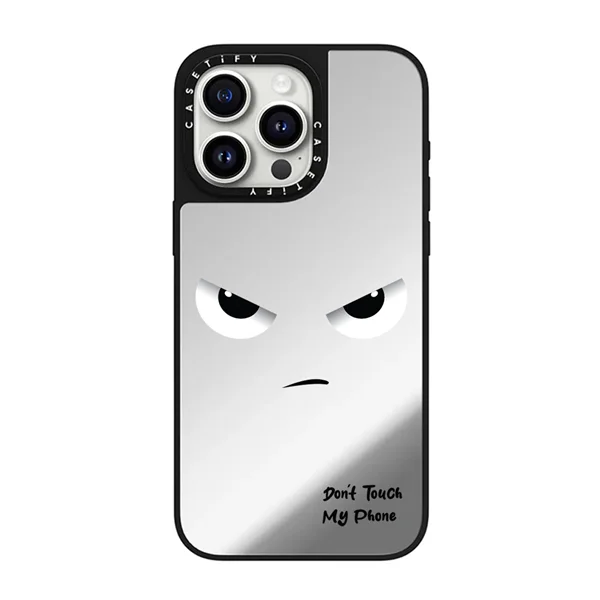 قاب موبایل سفارشی آینه‌ای | Angry phone