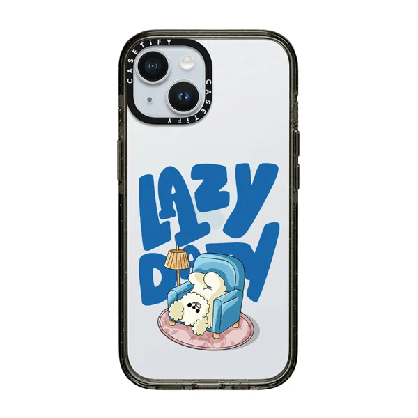 قاب موبایل سفارشی شفاف | Lazy Day