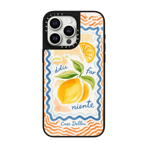 قاب موبایل سفارشی آینه‌ای | lemon Vibes