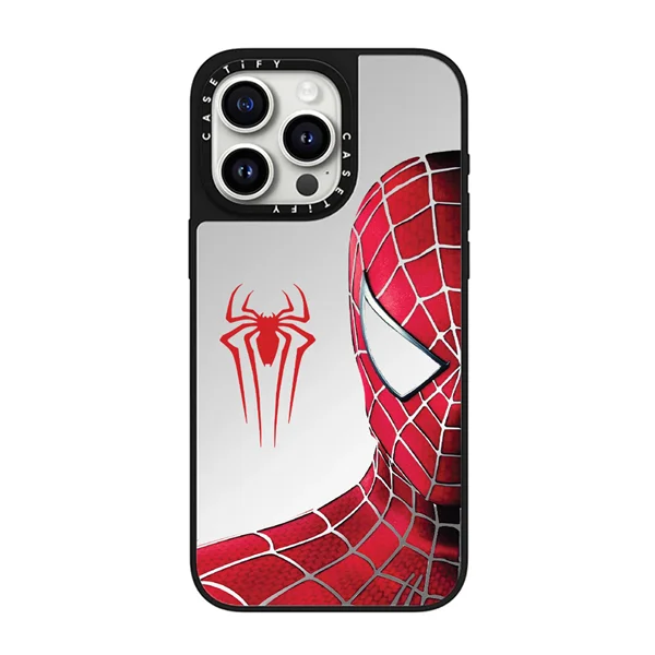 قاب موبایل سفارشی آینه‌ای | spider man collection