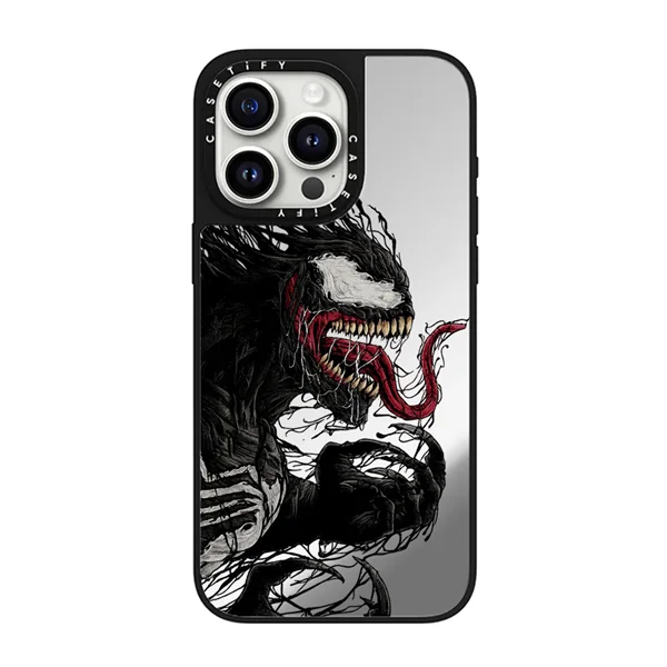 قاب موبایل سفارشی آینه‌ای | venom