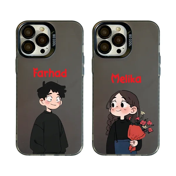 قاب موبایل سفارشی socool | love frame