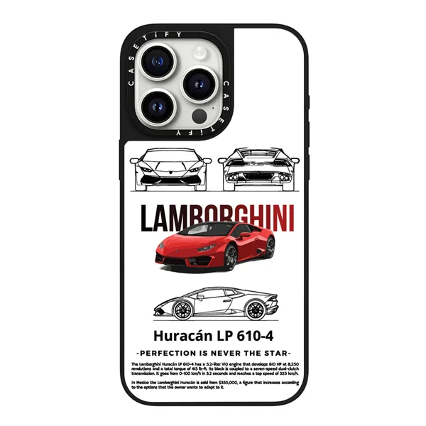 قاب موبایل سفارشی casetify | طرحlamborghini